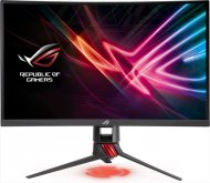 ASUS 31.5" ROG Strix XG32VQ VA LED изогнутый, ProGaming, 2560x1440, 4ms, 300cd/m2, 3000:1, 178°/178°, HDMI, DP, miniDP, USB, 144Hz, Tilt, Swivel, Height Adj, Aura light, Dark Gray, 90LM03S0-B01170 , 